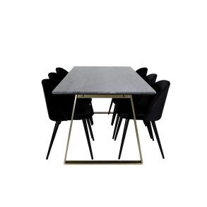 Eethoek eetkamertafel lengte 200 cm