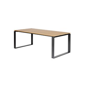 Garden table without extension