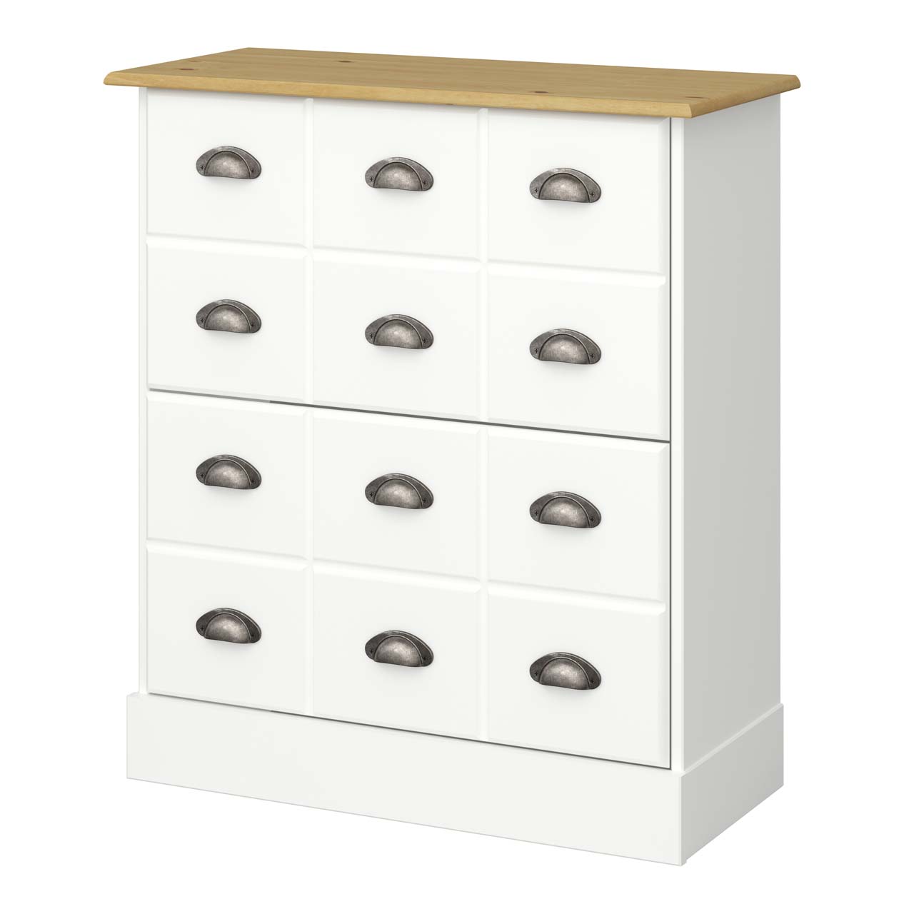 Tvillum Orienty Schuhschrank 2 Klapptüren Weiß.