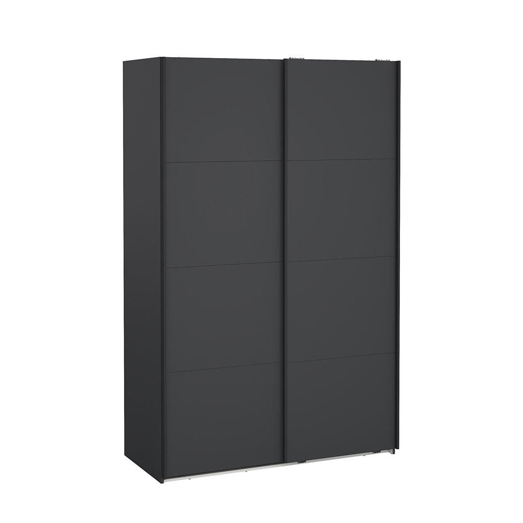 Tvillum Bergamo Schiebetürenschrank 2 Türen 140x220cm Matt Grau.