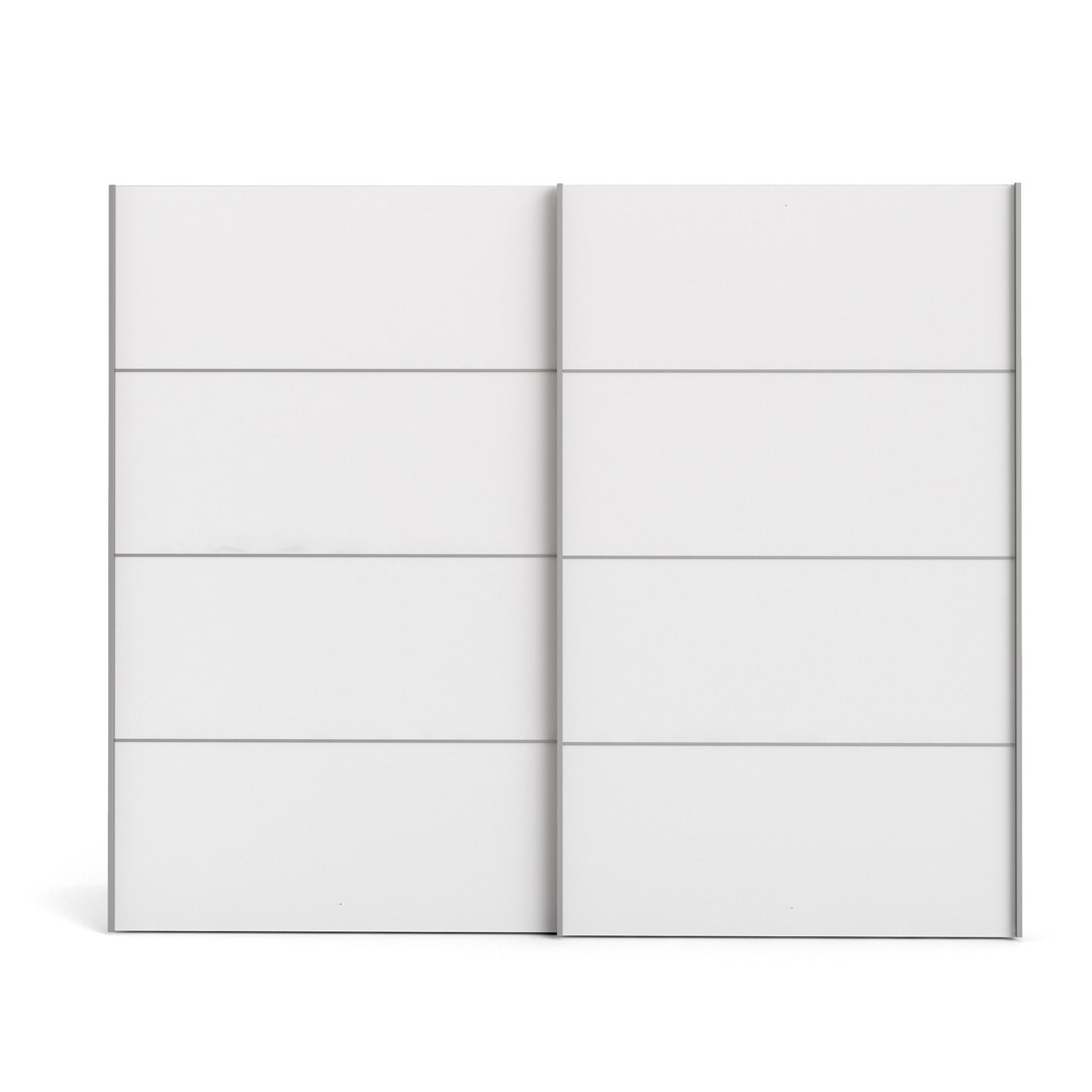 Veto Schiebetürenschrank B243 cm 2 Türen weiß.