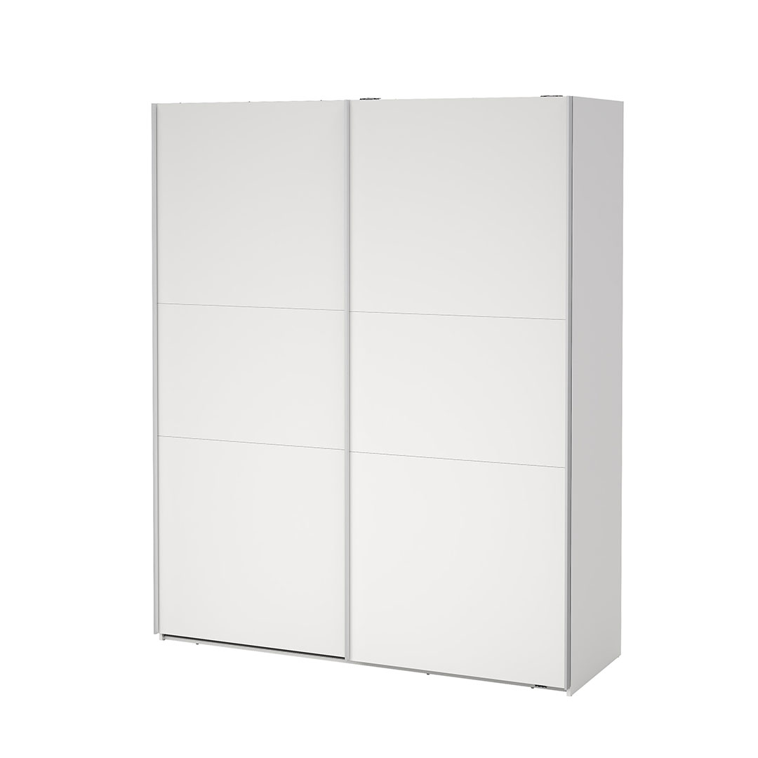 Tvillum Como Schiebetürenschrank 2 Türen 180x220cm Weiß.