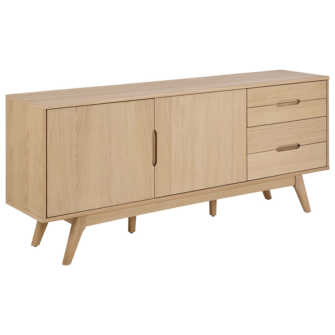 Actona Marte Sideboard 2 Türen 4 Schubladen Eichenfurnier.