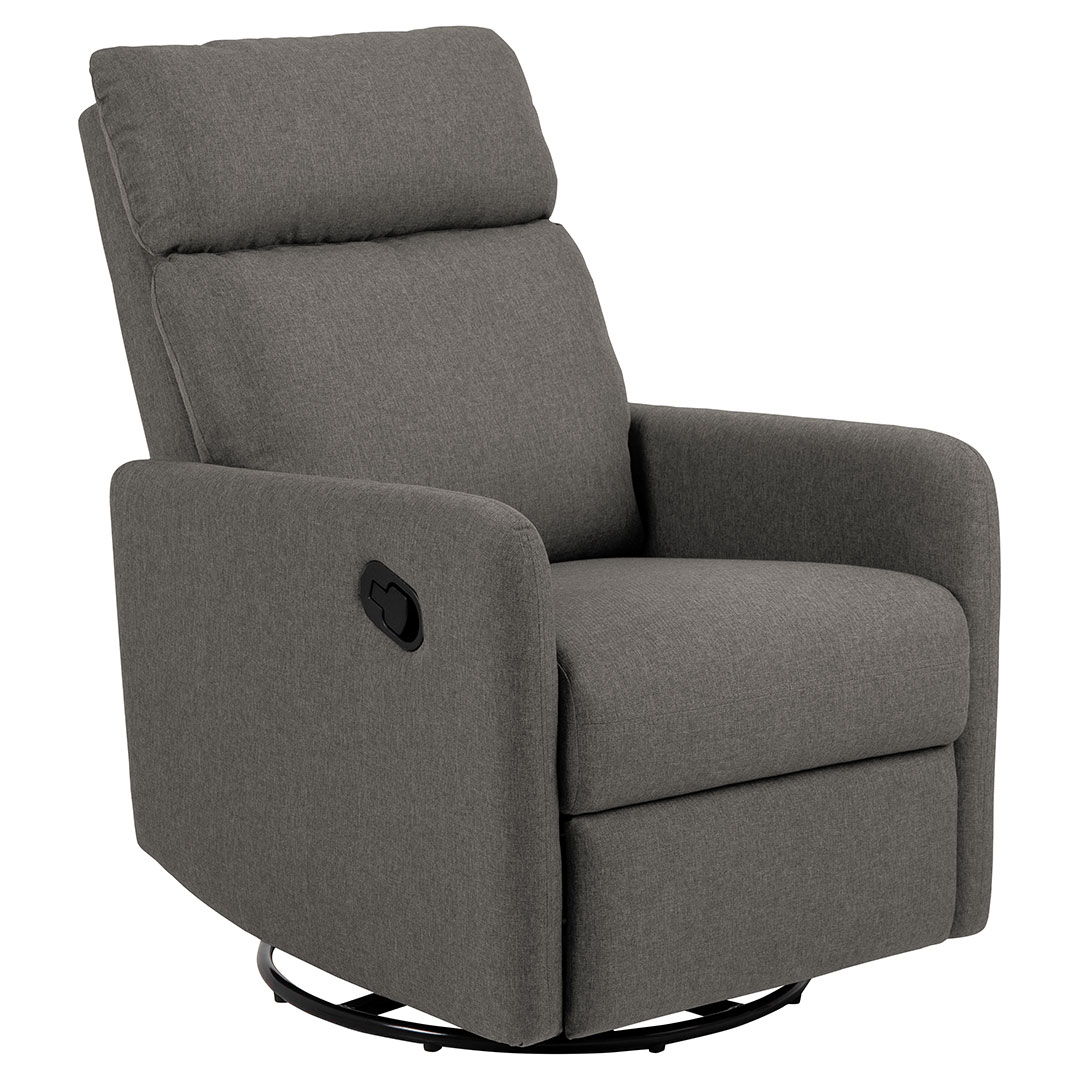 Mikkeli Sessel Recliner Stoff Grau.
