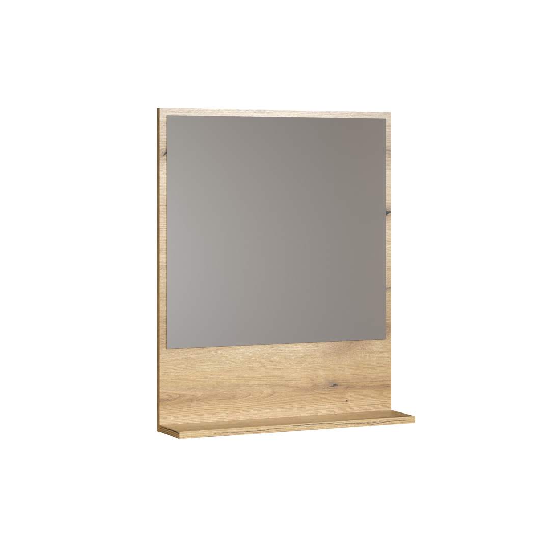 PureBliss Bad Spiegel 60cm mit Ablage Eiche dekor.