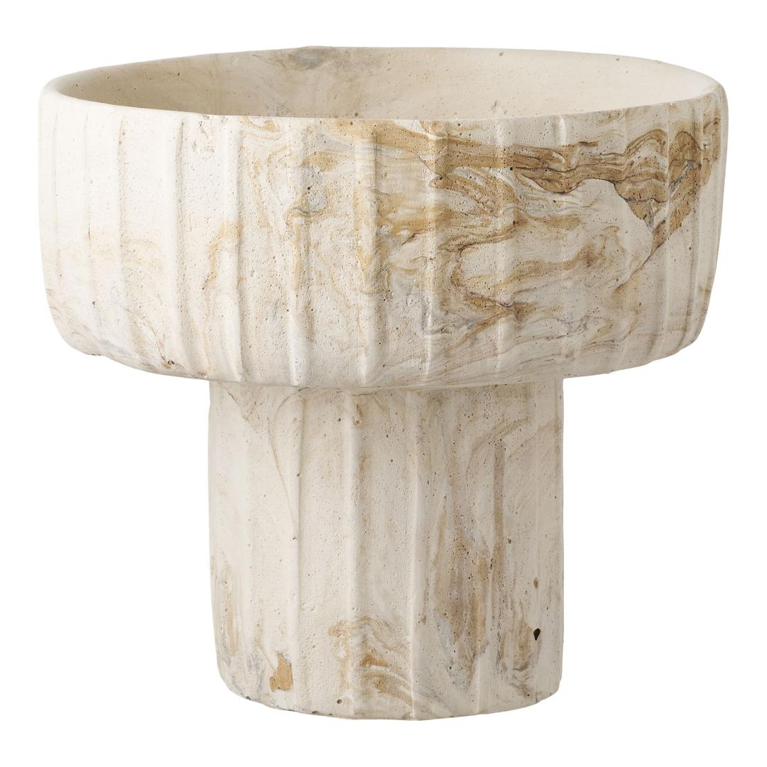 Sissel Vase Ø20, 5cm Braun, Beige.