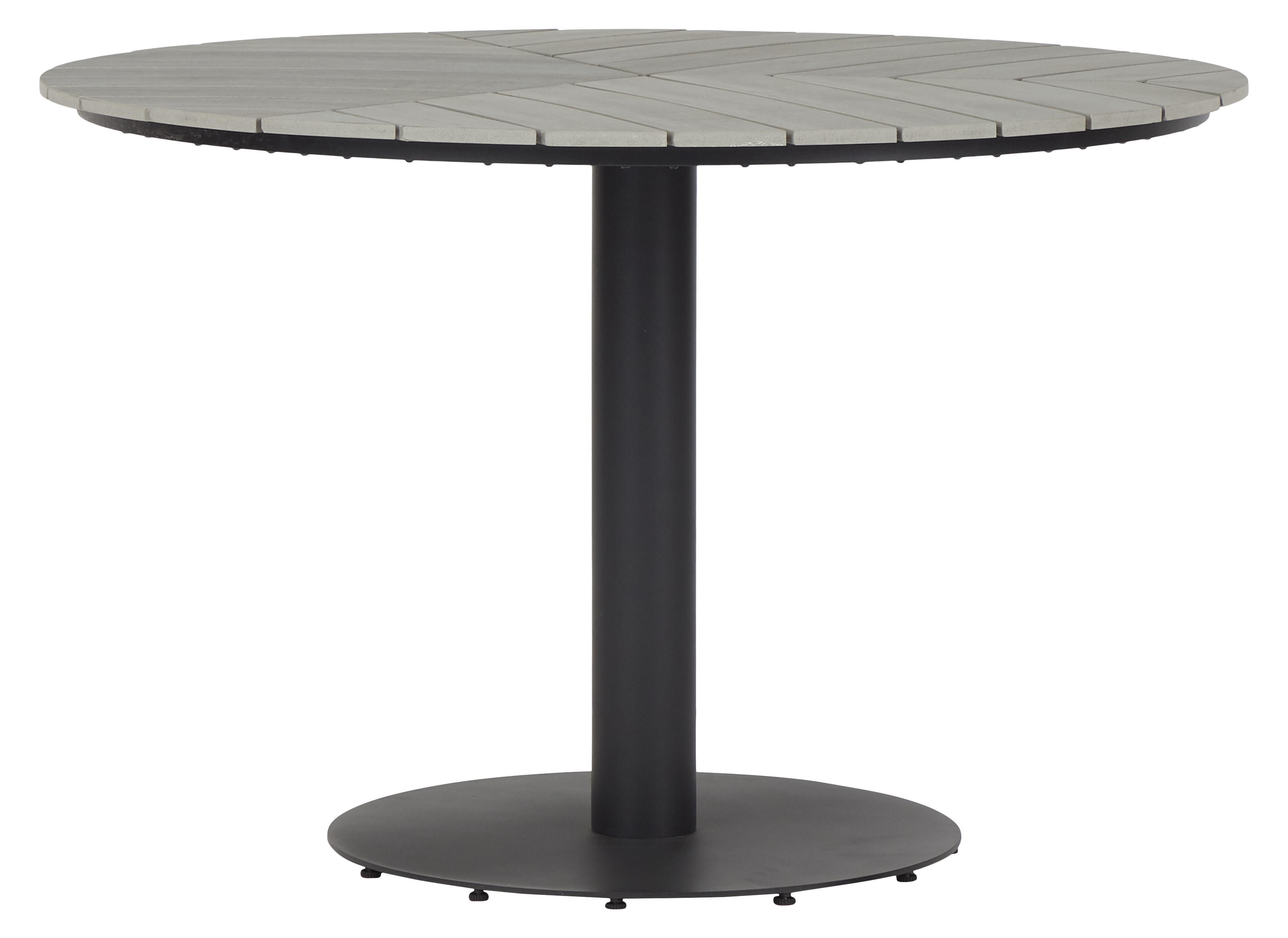 Hector Gartentisch Ø110 cm grau.