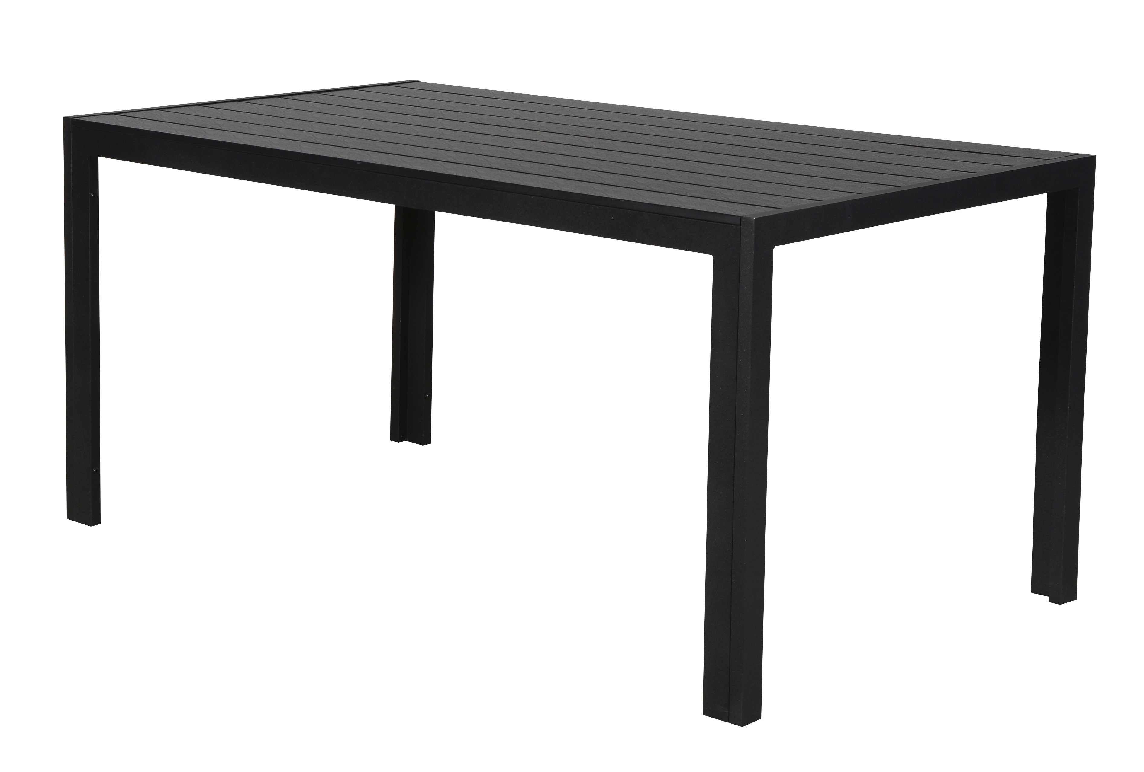 Cult Gartentisch, 150 cm schwarz/schwarz.