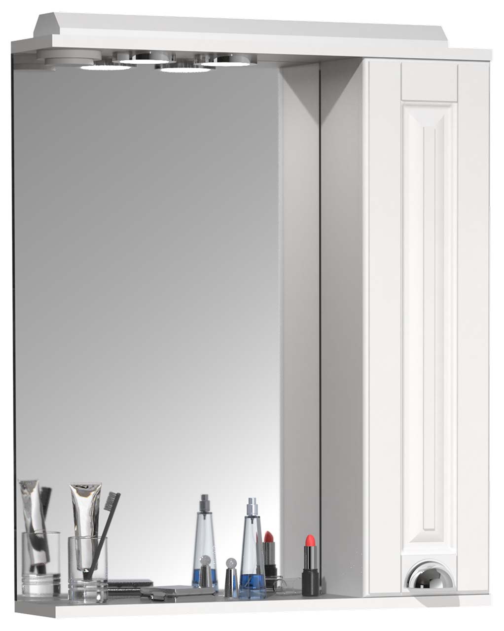 CasaloL Spiegelschrank Bad Weiß.