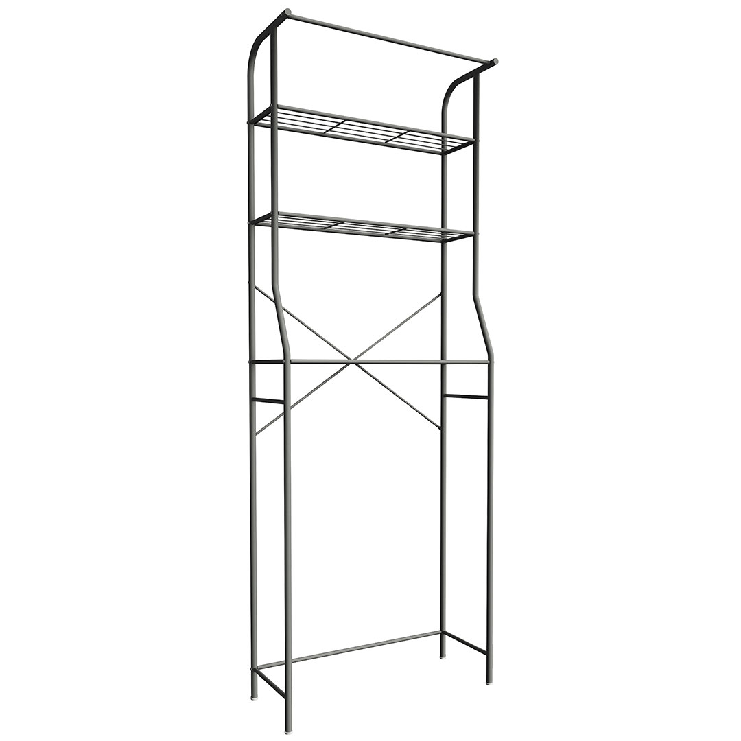 TubasL Kleiderschrank Schrank Für Waschmaschine Schwarz.