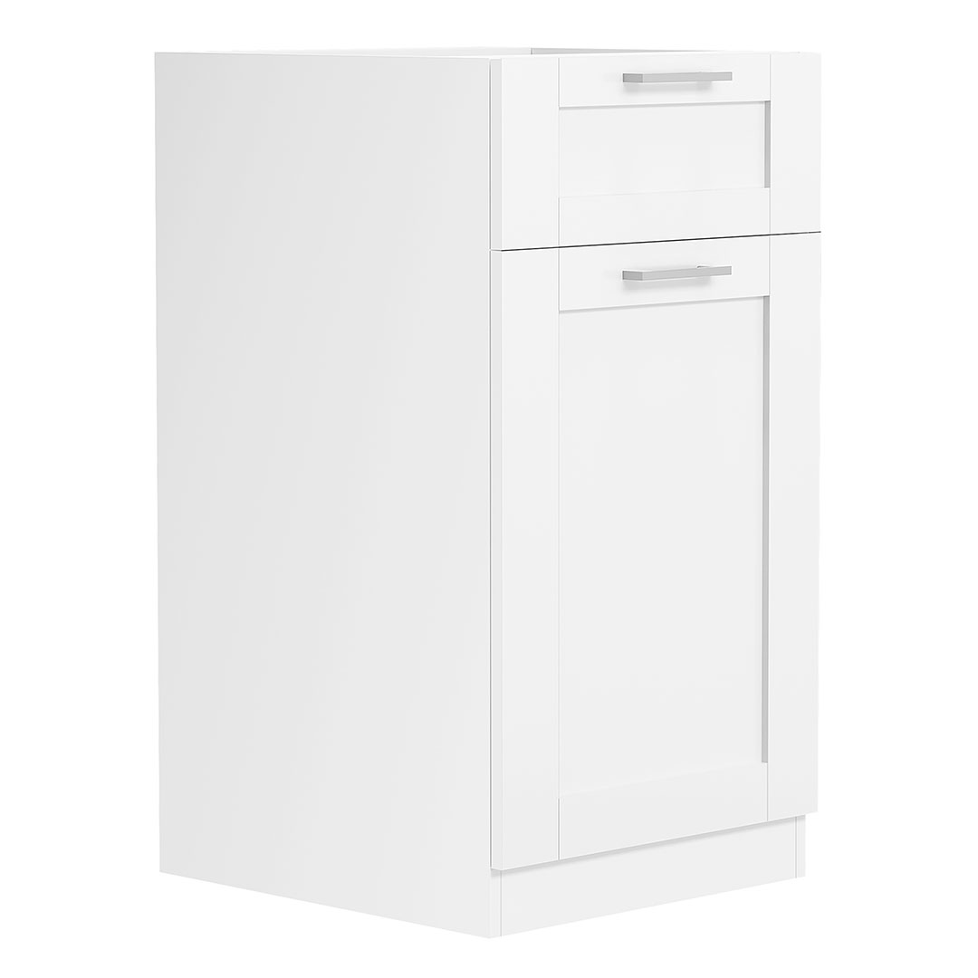 Vcm Colura Küchenunterschrank 40 Cm 1 Tür, 1 Schublade Weiß.