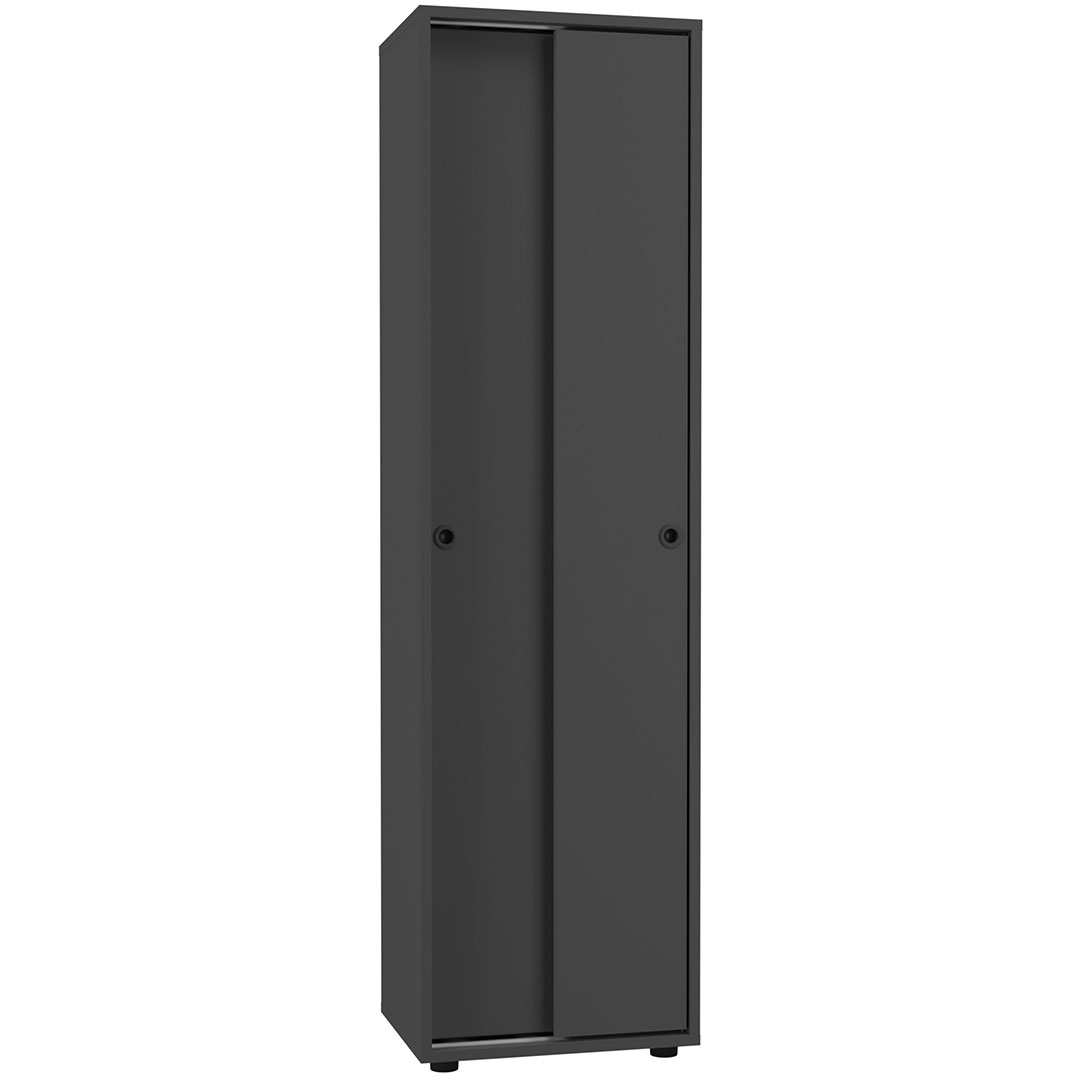 Vcm Ulas5ST Büroschrank 2 Türen Anthrazit.
