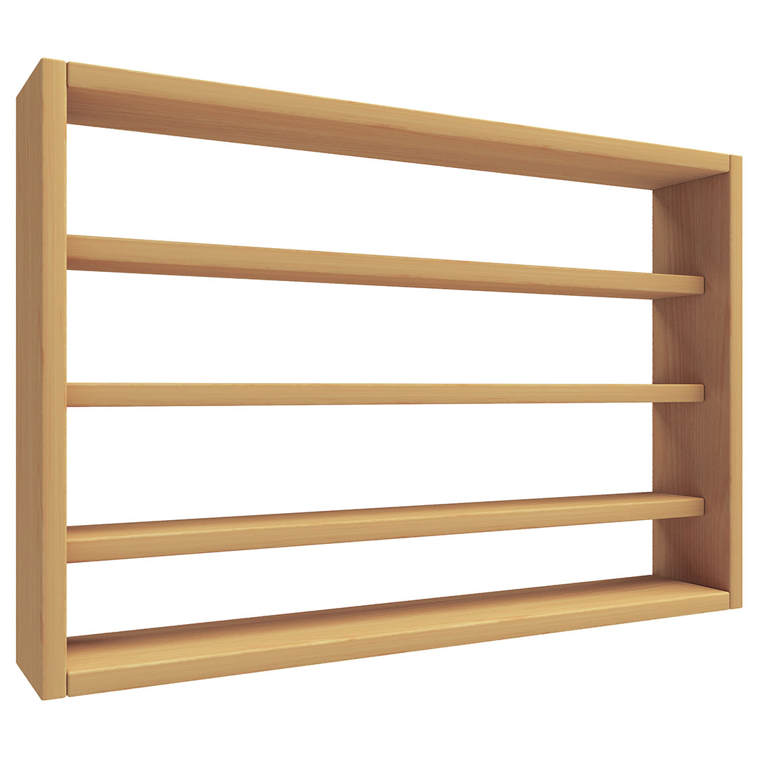 Esaldi Küchenregale 60 cm 4 Ablagen Buche dekor.