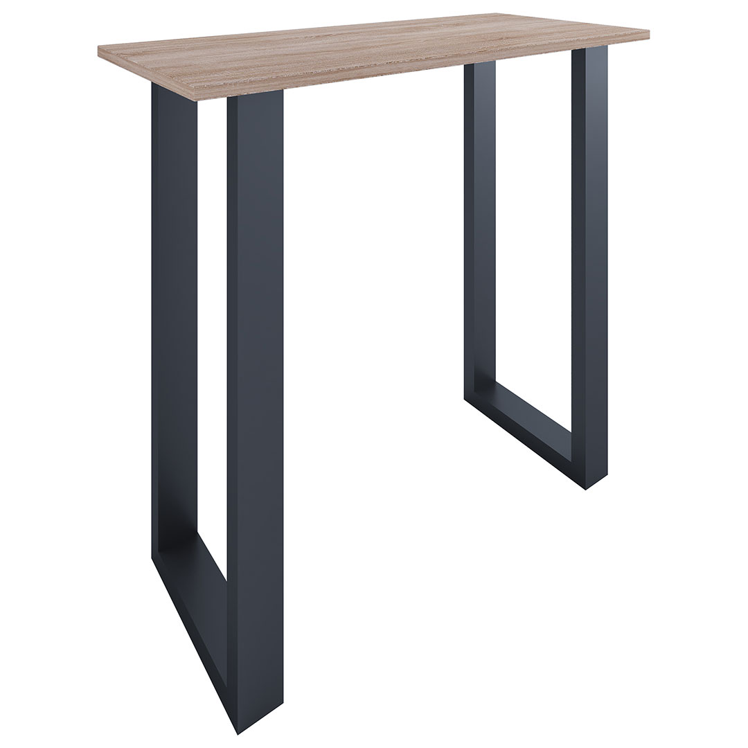 Xona Bartisch 110x50 Eiche dekor, schwarz.