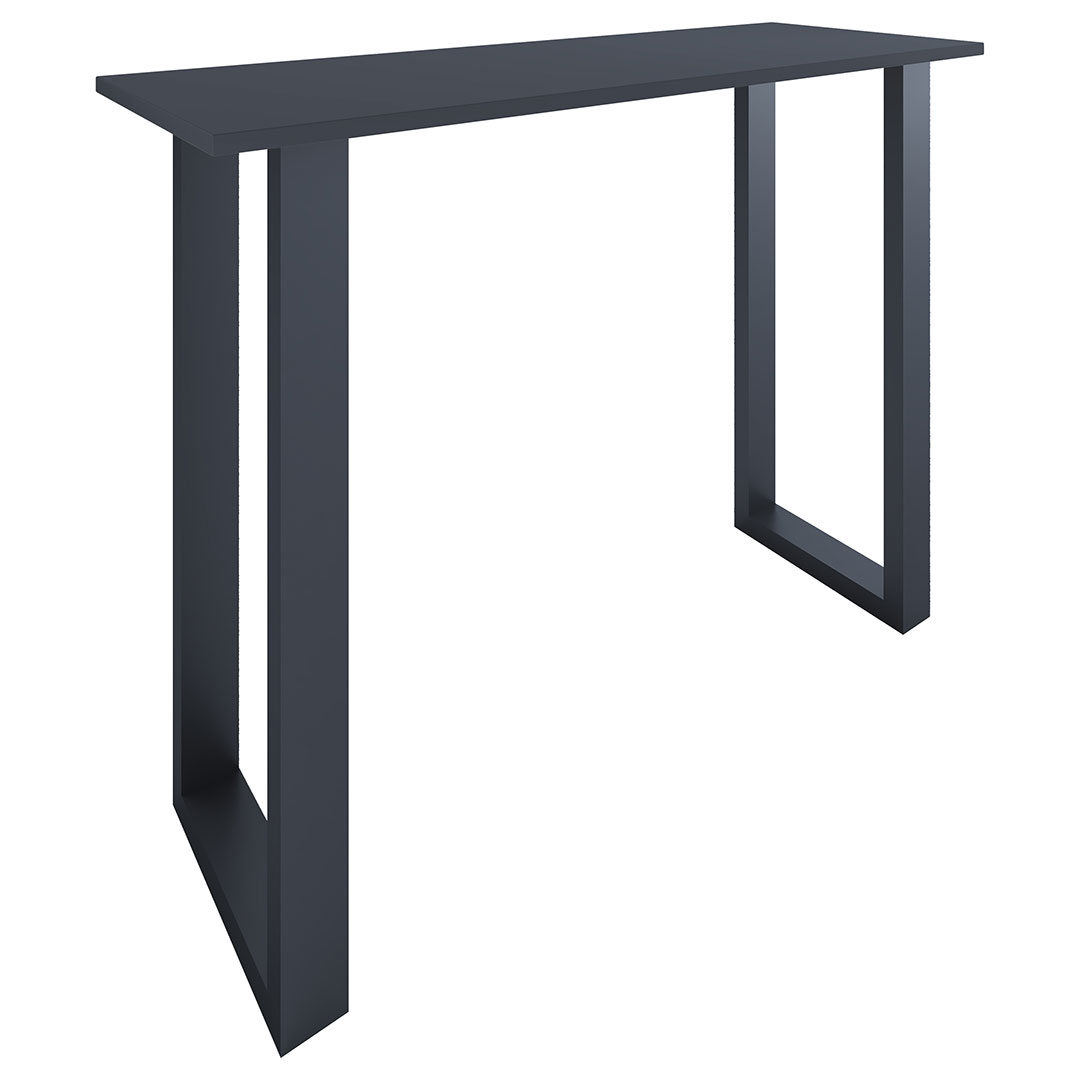 Xona Bartisch 140x50 anthrazit, schwarz.
