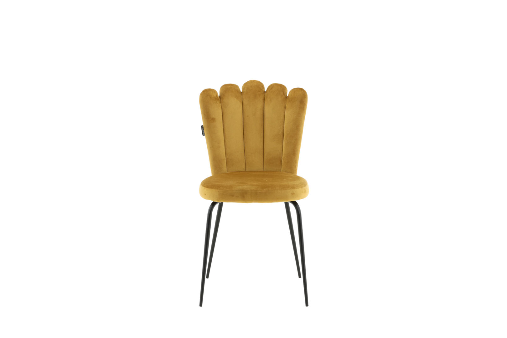 Venture Design Limhamn Esszimmerstuhl Velour Gelb.