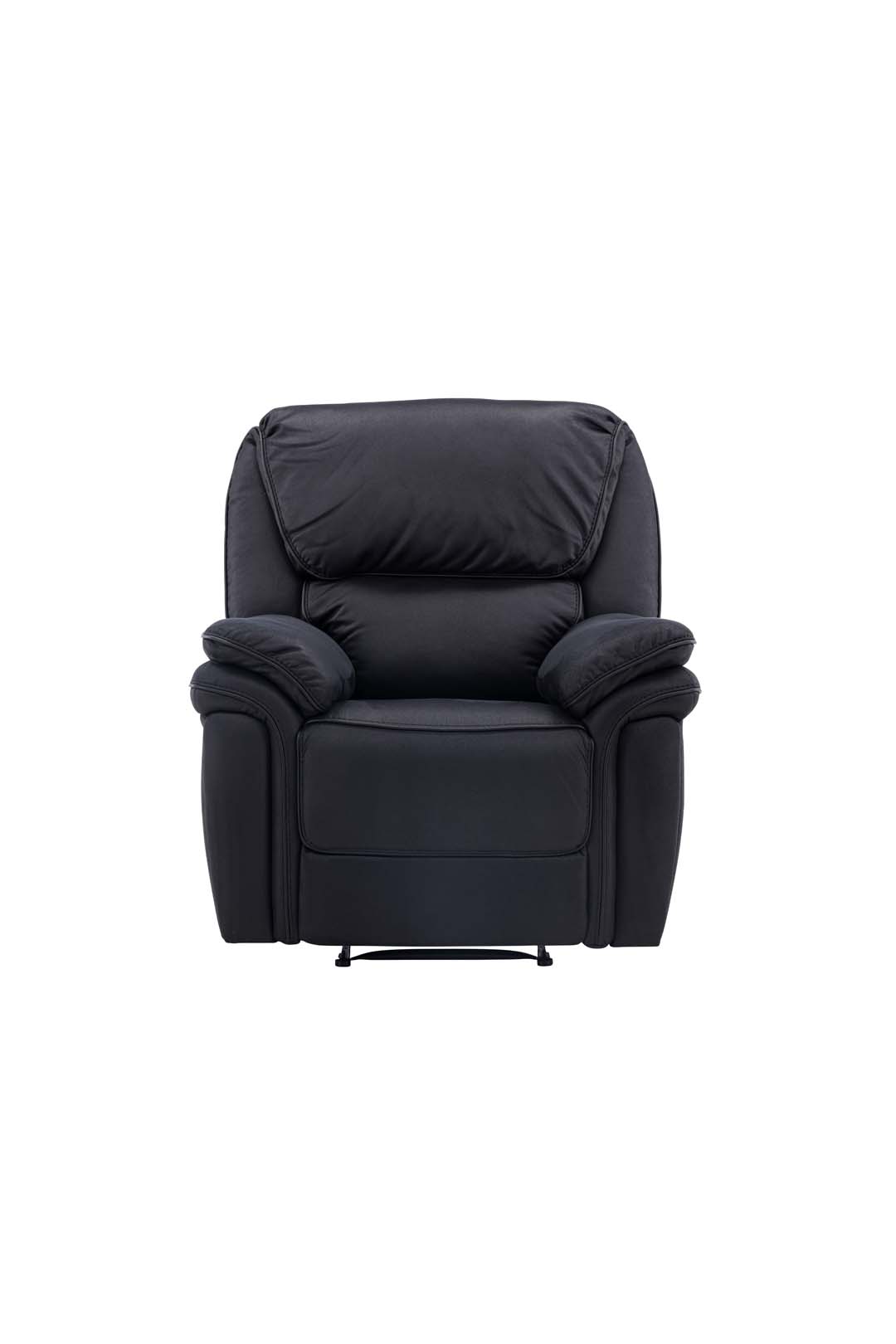 Saranda Sessel , Recliner Mit Fußstütze Schwarz.