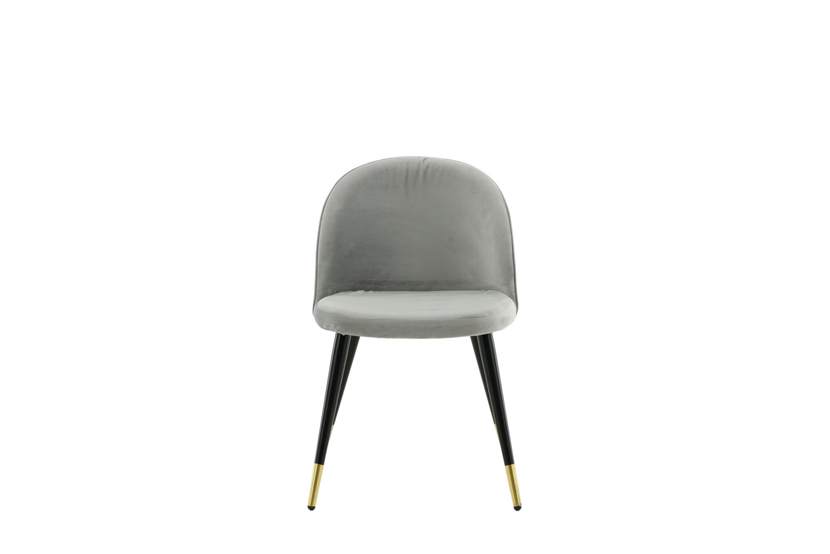 Venture Design Velvet Esszimmerstuhl Velour Hellgrau.