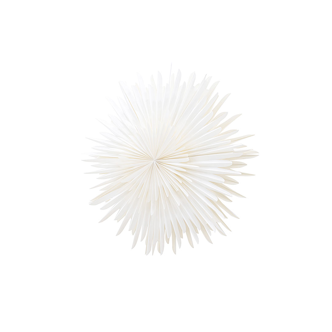 Venture Design Sälen Weihnachtsstern Mit Licht Papier Ø100 Cm Pendelleuchte Weiß.