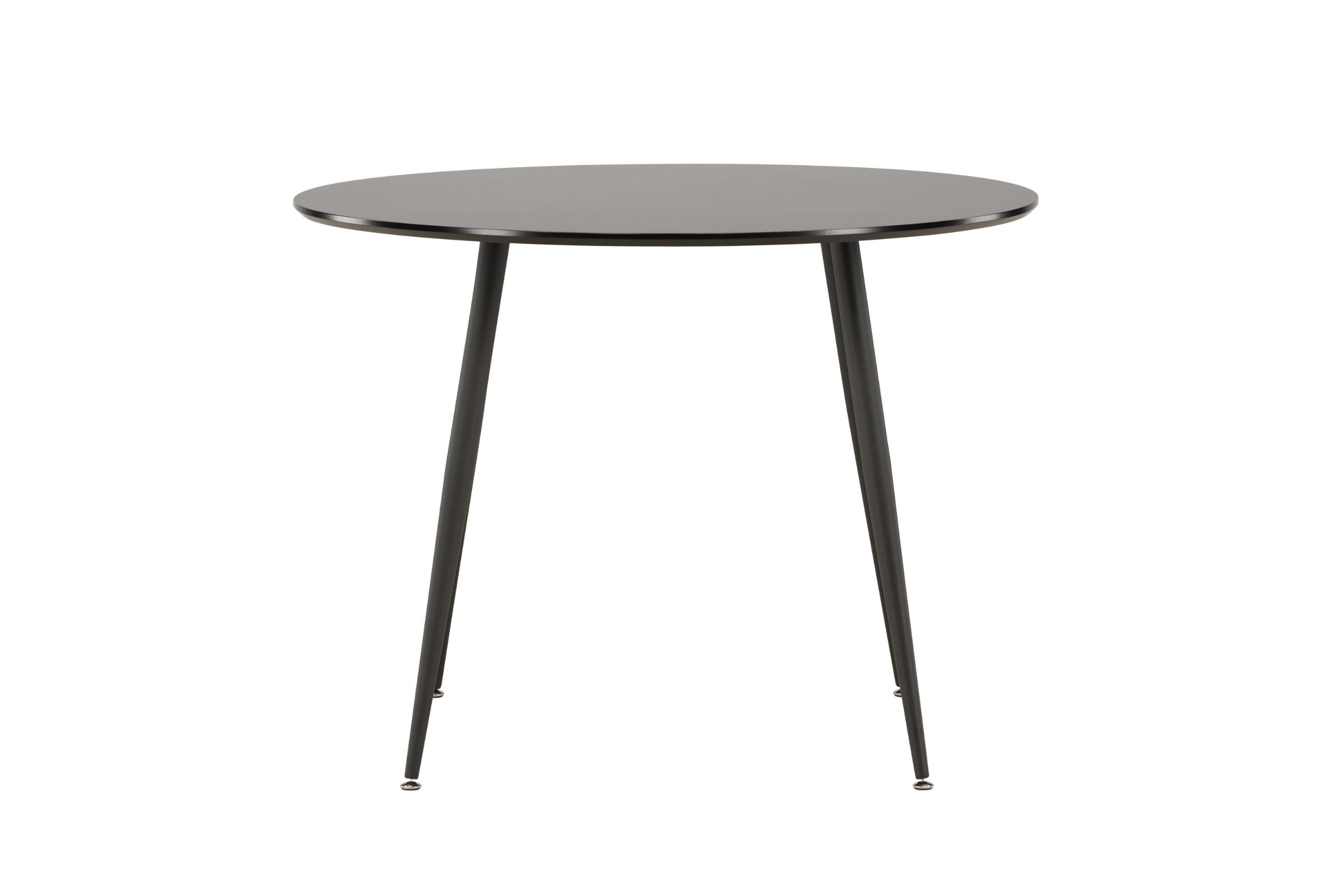 Plaza Esstisch Ø100 Cm Schwarz.