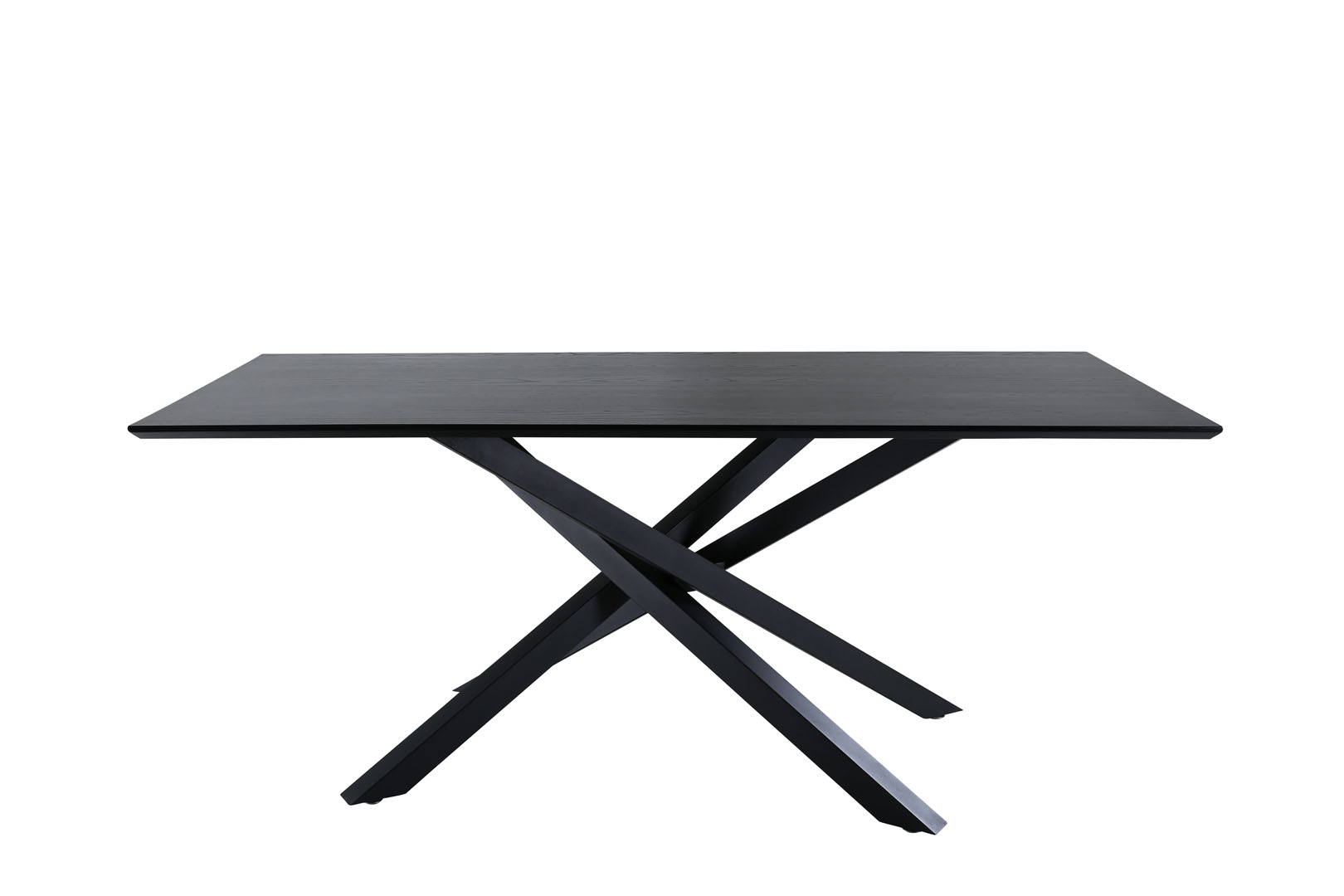 Piazza Esstisch 90x180cm schwarz.