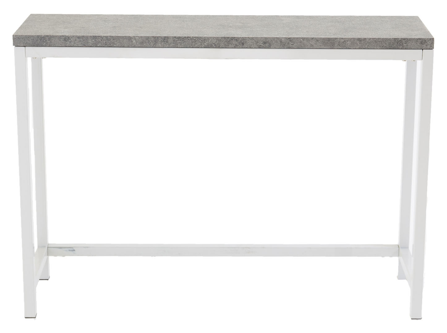 Rise Konsolentisch 30x110 cm Beton dekor, weiß.