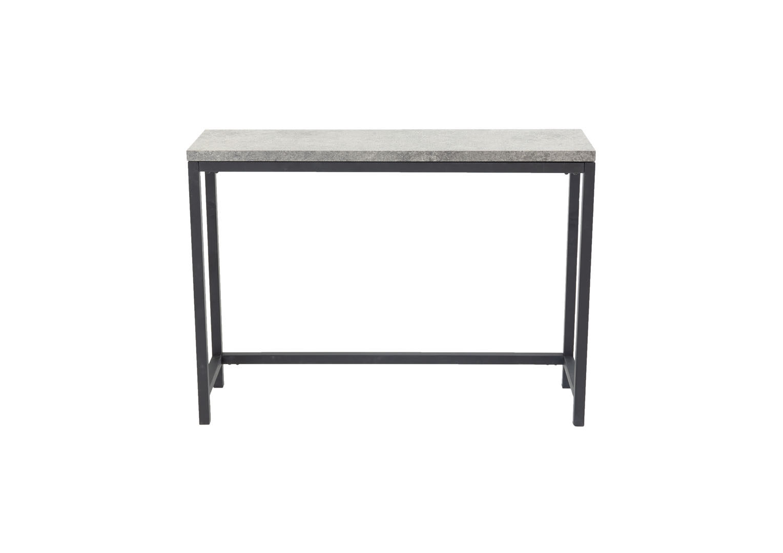 Rise Konsolentisch 30x110 cm Beton dekor, schwarz.