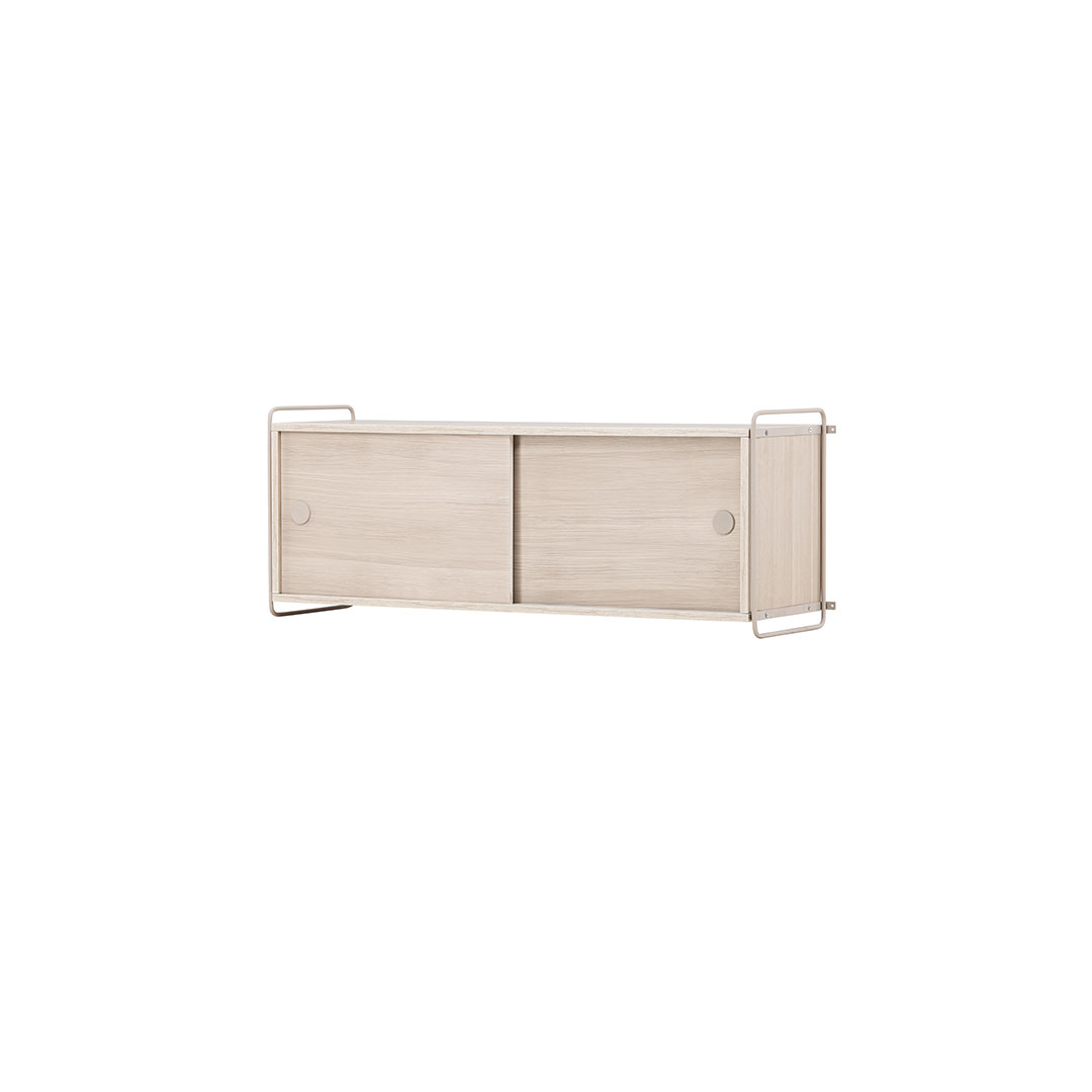 Venture Design Parly Sideboard Wandschrank 2 Türen Whitewash.
