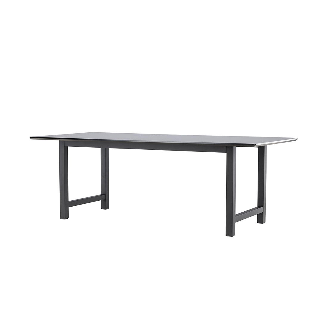 Venture Design Oslo Esstisch 100x220cm Schwarz.