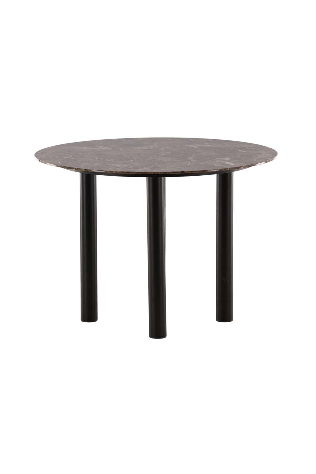 Havsten Esstisch Ø106cm Glas braun.