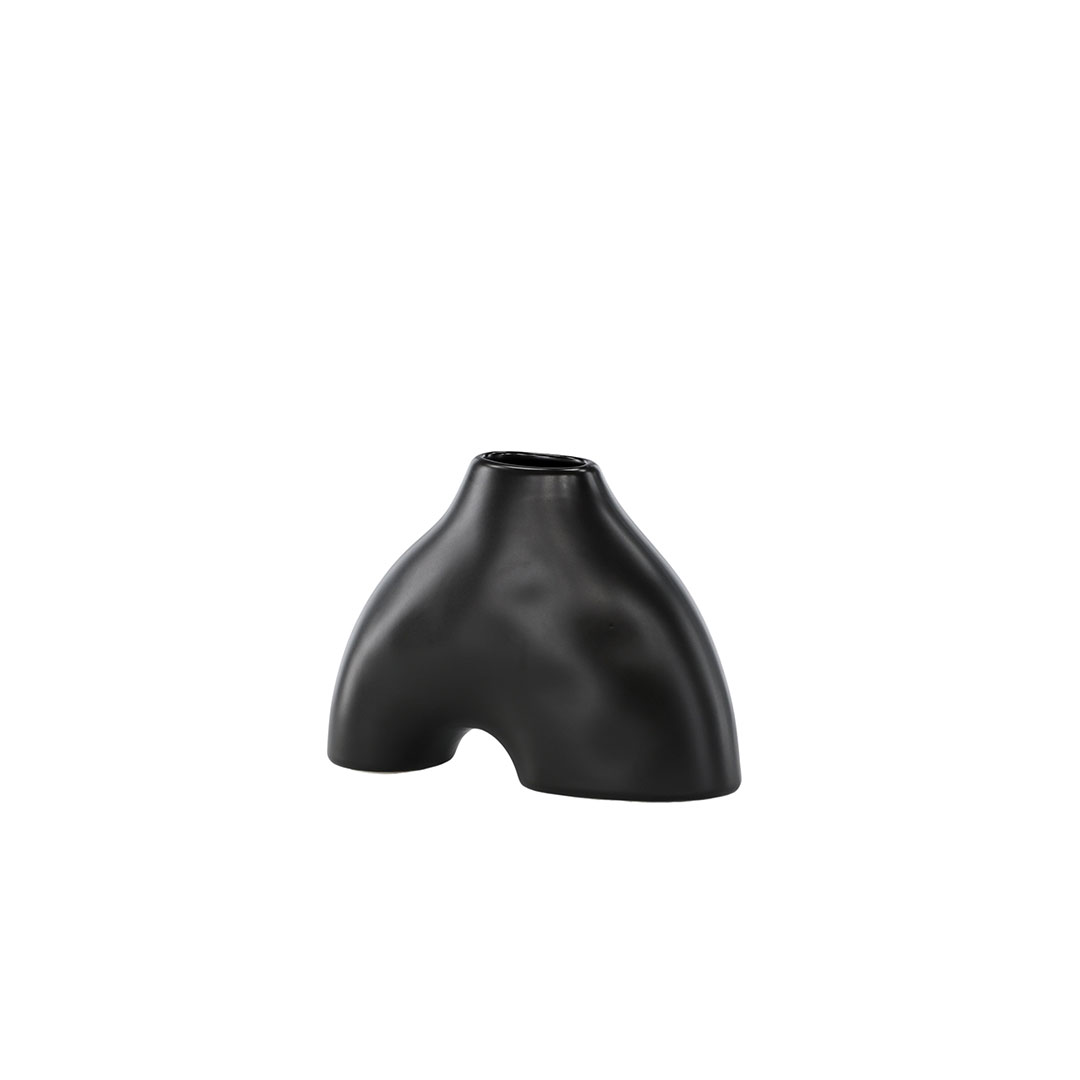 Kento Vase Schwarz.