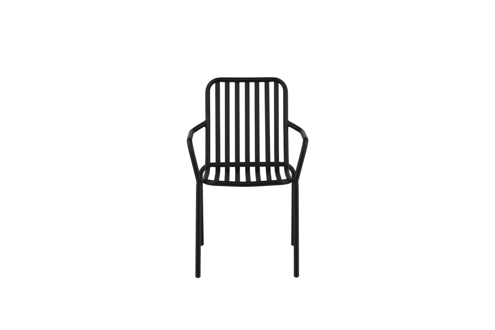 Venture Design Peking Gartenstuhl Stapelbar Schwarz.