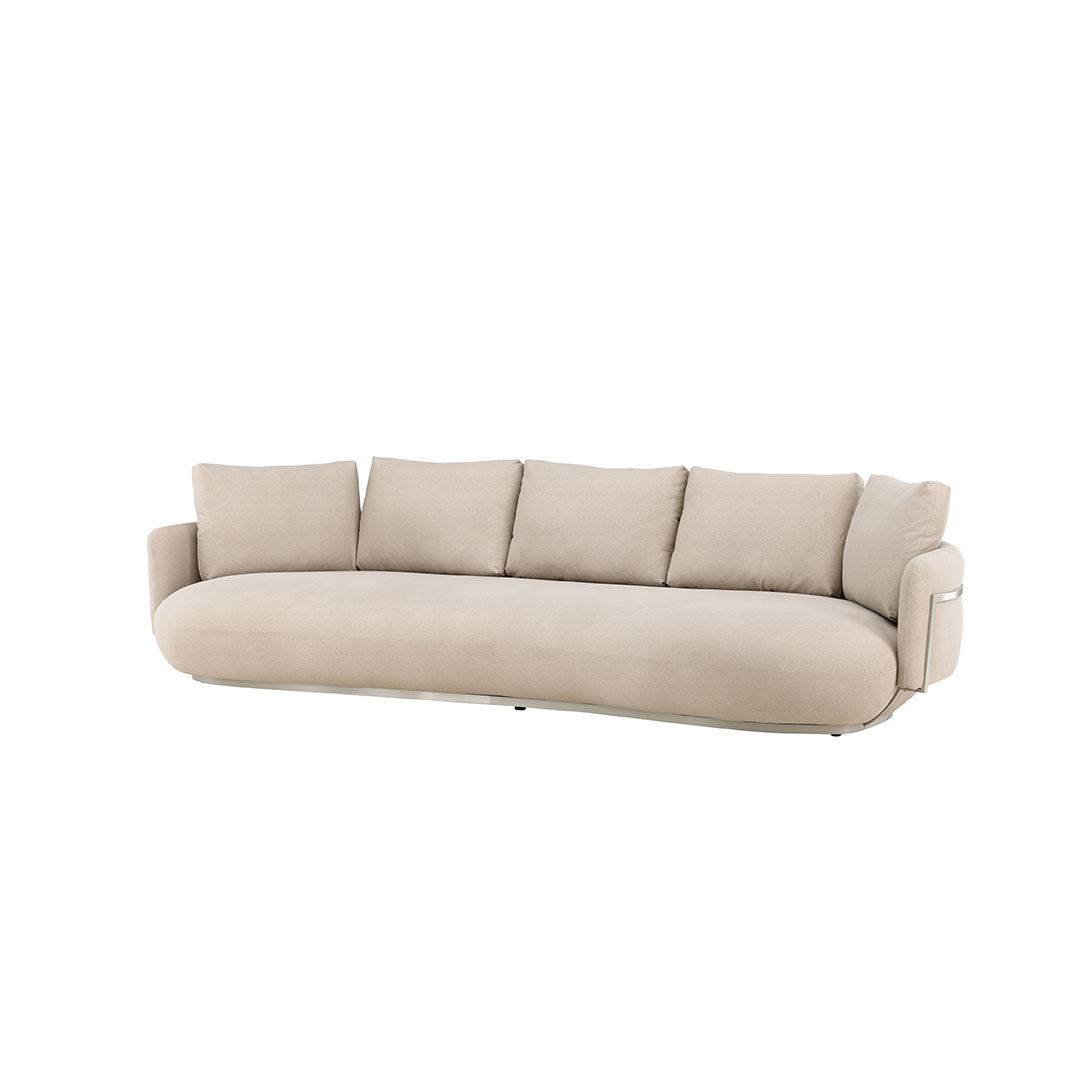 Venture Design Stellar Sofa 4-Sitzer Beige.