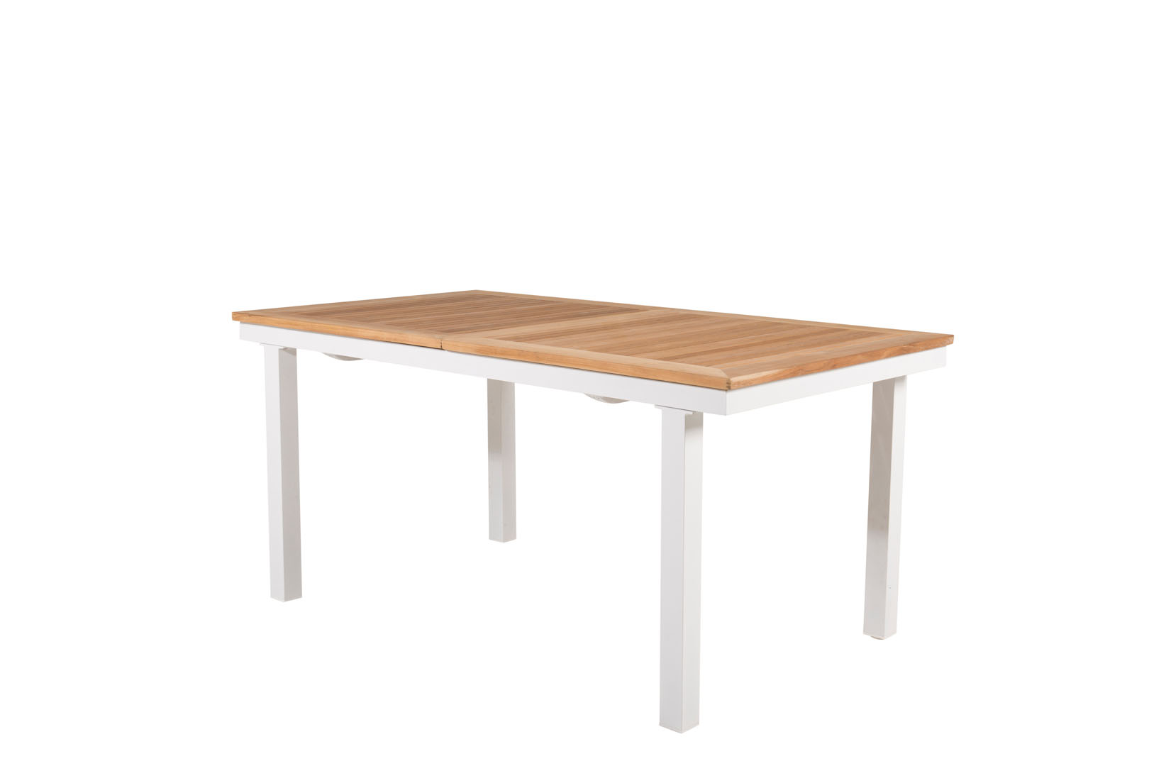 Venture Design Panama Esstisch Inkl. Zusatzplatte 160, 240 Cm Weiß, Natur.