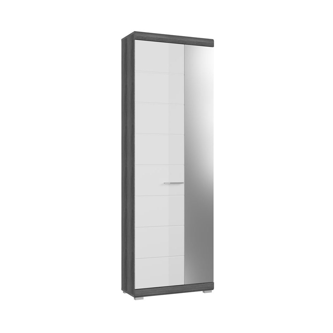 Xonox-home Scout Kleiderschrank 2 Türen Grau.