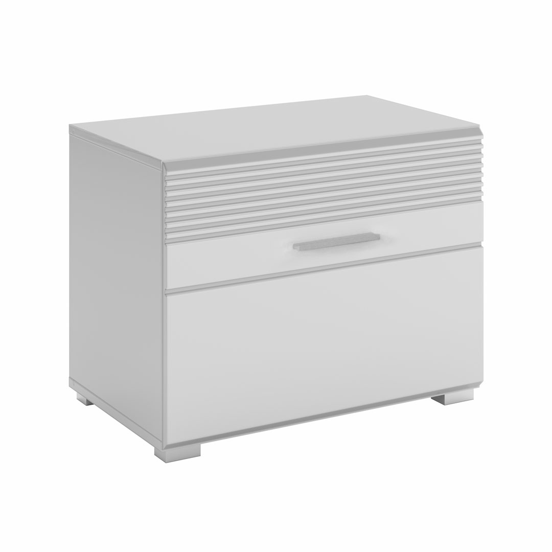 Linus Sitzbank mit Aufbewahrung weiß.