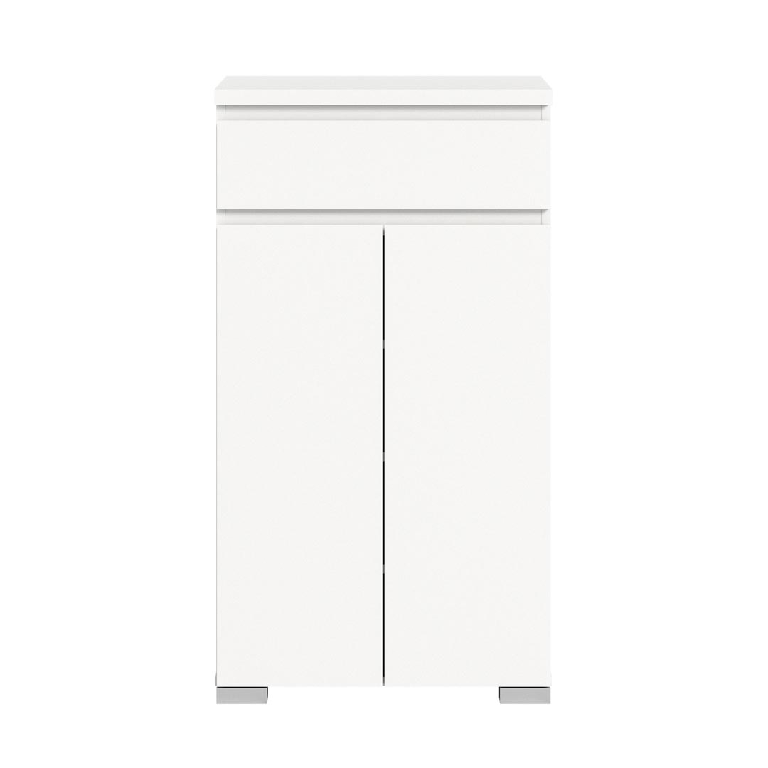 Shoelove Schuhschrank 2 Türen, 1 Schublade 60x109cm weiß.