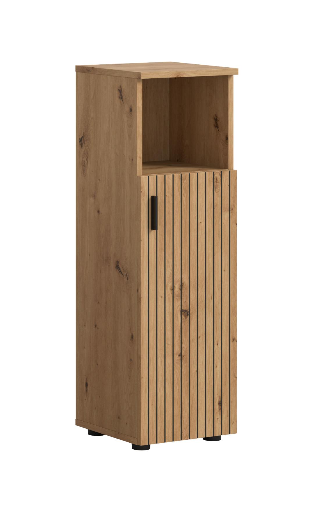 Xonox-home Mone Badschrank 1 Tür, 1 Regal Eiche Dekor.