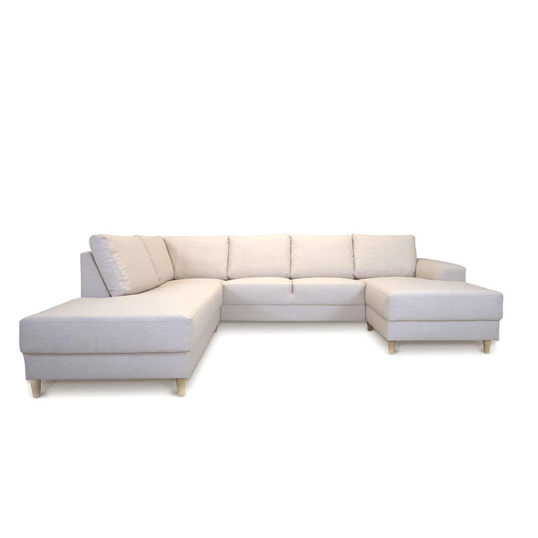 Sk Design Nordic Usofa Links Gewendet Hell Beige.