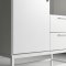 Ravn Sideboard 1 T�r und 2 Schubladen, weisslackiert, Metallgestell weiss.