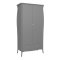 Simon Kleiderschrank 1 Schublade 2 Tren grau.