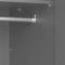 Simon Kleiderschrank 1 Schublade 2 Tren grau.