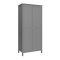 Troms Kleiderschrank 6 Tren grau.
