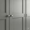 Troms� Kleiderschrank 4 T�ren grau.