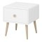 Gaia table de nuit 1 tiroir blanc.