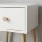 Gaia Nachttisch 2 Stk. mit 1 Schublade Wei�.