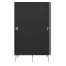 Armadio Softline 2 ante scorrevoli nero.