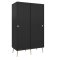Armadio Softline 2 ante scorrevoli nero.