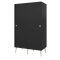 Armadio Softline 2 ante scorrevoli nero.