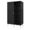 Armadio Softline 2 ante scorrevoli nero.